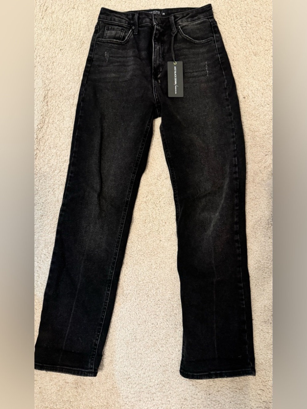 Just Black Denim jeans, size 26, NWT